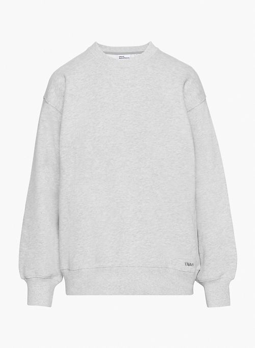 cozy fleece boyfriend crew sweatshirt sold by Aritzia product image thumbnail 6