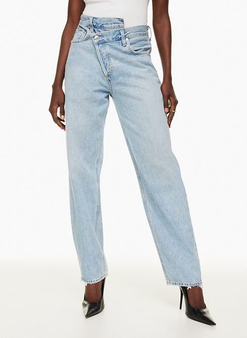 criss cross upsized jean sold by Aritzia product image thumbnail 2