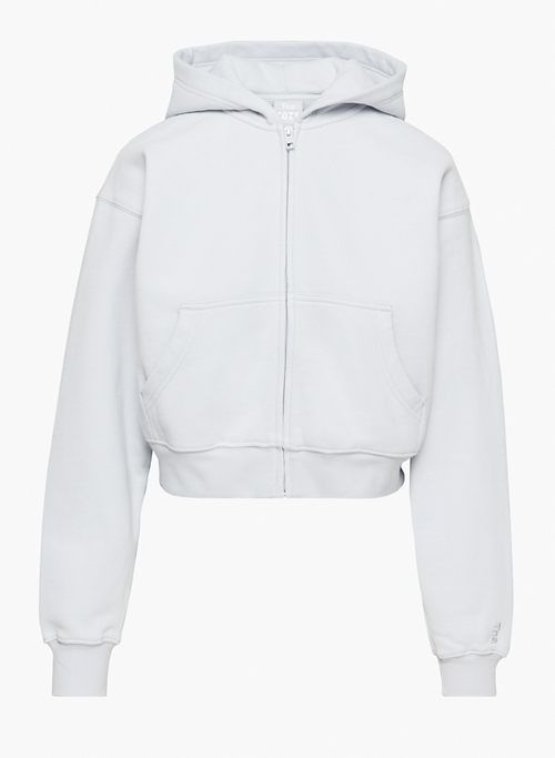 cozy fleece boyfriend boxy zip hoodie sold by Aritzia product image thumbnail 6