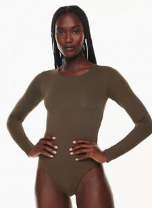contour crew longsleeve bodysuit sold by Aritzia