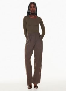 contour crew longsleeve bodysuit sold by Aritzia
