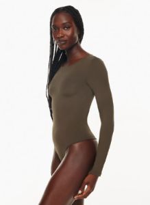 contour crew longsleeve bodysuit sold by Aritzia