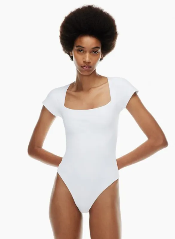 contour straight neck bodysuit sold by Aritzia