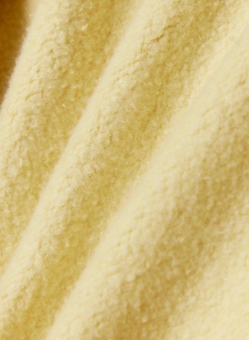 Tna Women's Cozy Fleece Perfect Crew Sweatshirt in Gd Lemongrass Yellow size 2XL sold by Aritzia product image thumbnail 7