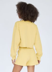 cozy fleece perfect hi-rise 3 sweatshort sold by Aritzia