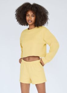 cozy fleece perfect hi-rise 3 sweatshort sold by Aritzia