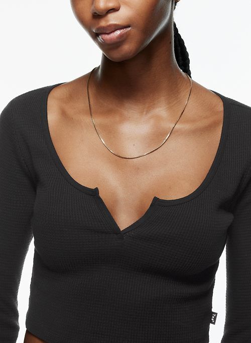waffle scoopneck longsleeve sold by Aritzia product image thumbnail 5