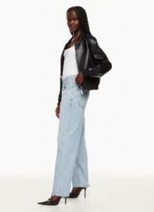 criss cross upsized jean sold by Aritzia