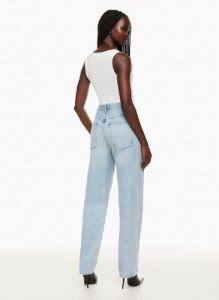 criss cross upsized jean sold by Aritzia