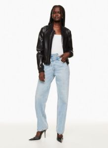 criss cross upsized jean sold by Aritzia