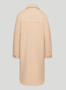 the ganna long shirt jacket sold by Aritzia