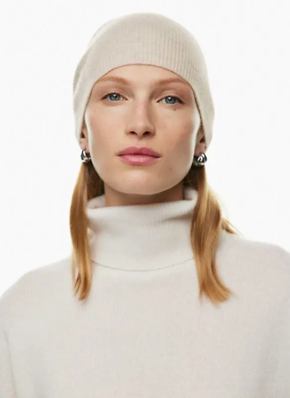 cashmere rib slouchy beanie sold by Aritzia