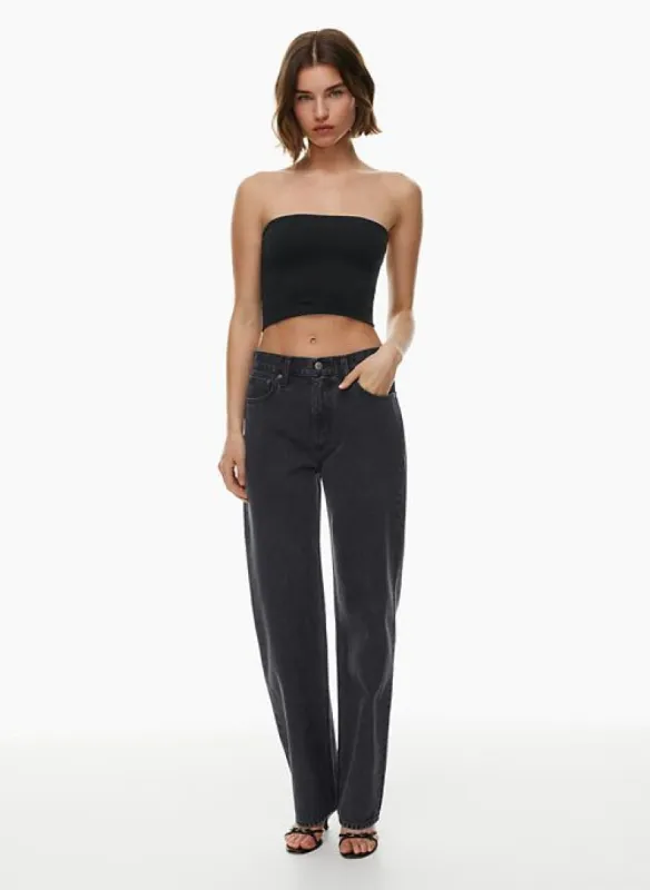 sinch rib giselle cropped tube top sold by Aritzia