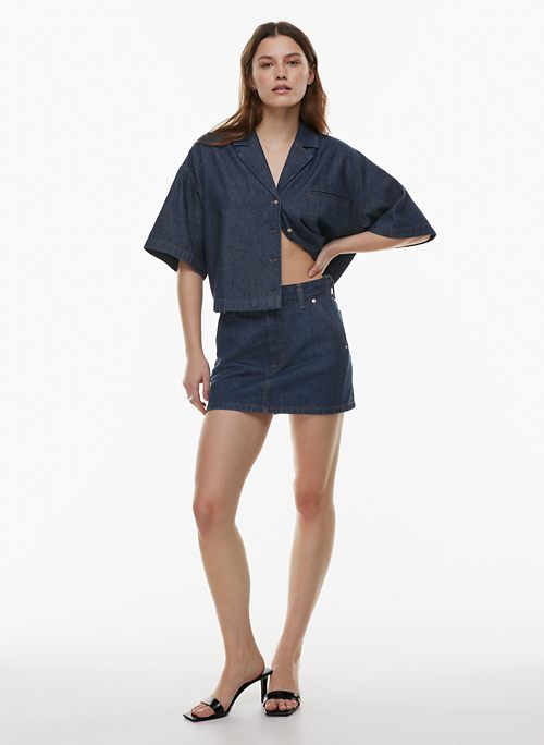 the jane boxy denim shirt sold by Aritzia product image thumbnail 2