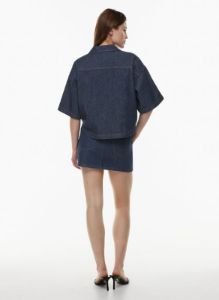 the jane boxy denim shirt sold by Aritzia