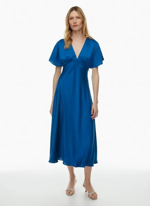terrace satin dress sold by Aritzia