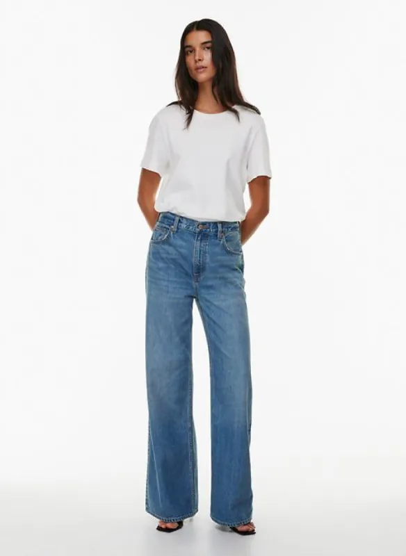 the 90s relaxed mid-rise wide jean sold by Aritzia