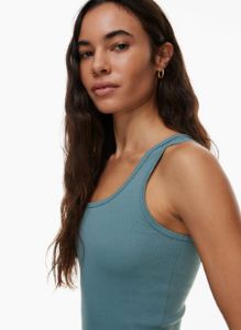 homestretch™ scoopneck hip tank sold by Aritzia