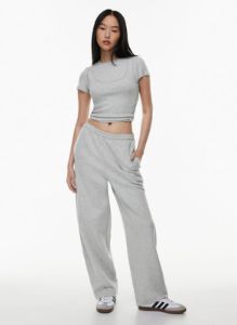 cozy fleece boyfriend balloon sweatpant sold by Aritzia