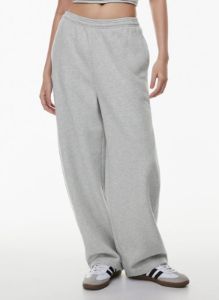 cozy fleece boyfriend balloon sweatpant sold by Aritzia