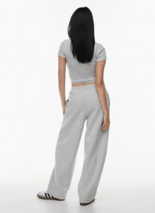 cozy fleece boyfriend balloon sweatpant sold by Aritzia