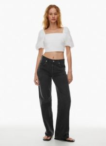 lucia poplin blouse sold by Aritzia