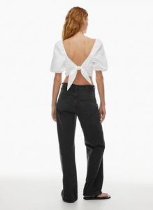 lucia poplin blouse sold by Aritzia