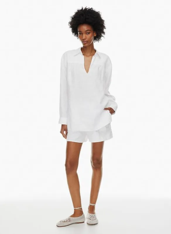 seafront linen blouse sold by Aritzia