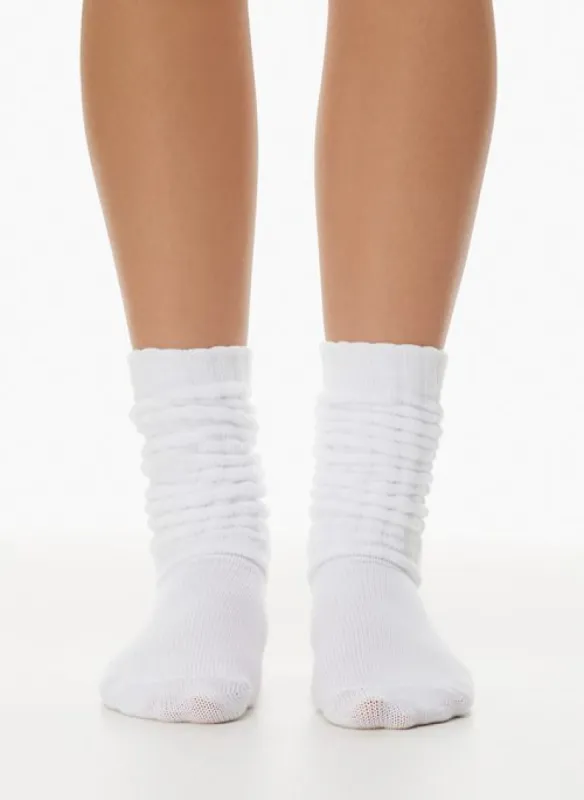 best-ever slouchy crew sock sold by Aritzia