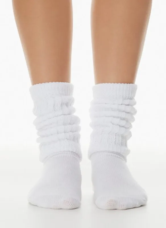 scrunch crew sock 3-pack sold by Aritzia