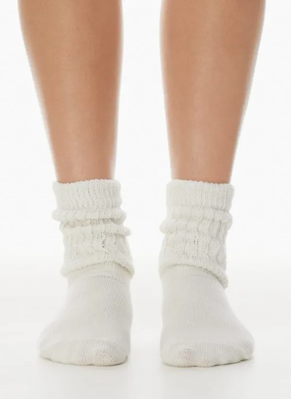 scrunch ankle sock 3-pack sold by Aritzia