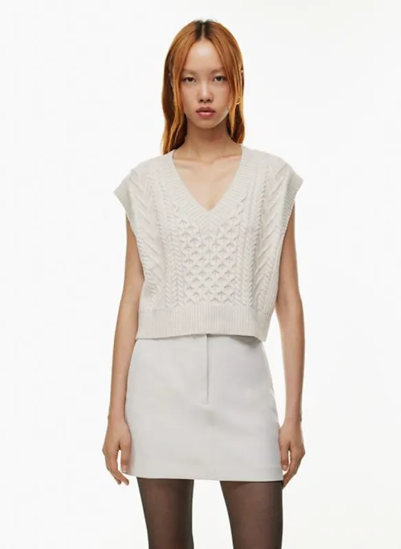 emporia merino wool sweater vest sold by Aritzia