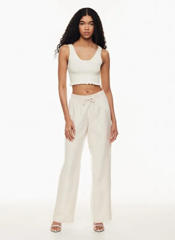 thesis linen pant sold by Aritzia