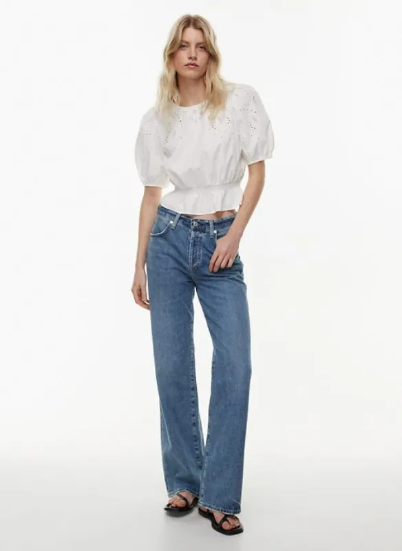 tapa poplin blouse made by Aritzia