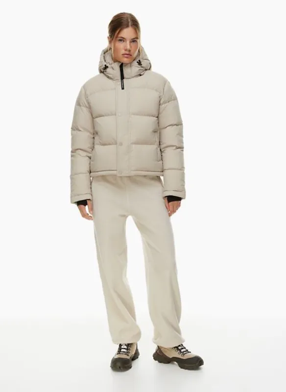 the super puff™ shorty sold by Aritzia