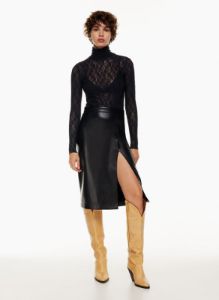 Wilfred Women's Only Hip Turtleneck Top in Black size 2XS sold by Aritzia