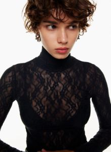 Wilfred Women's Only Hip Turtleneck Top in Black size 2XS sold by Aritzia