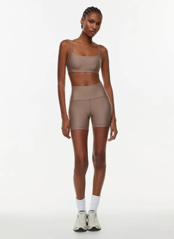 GLOSSFORM™ NEW CHEEKY HI-RISE 5" SHORT sold by Aritzia