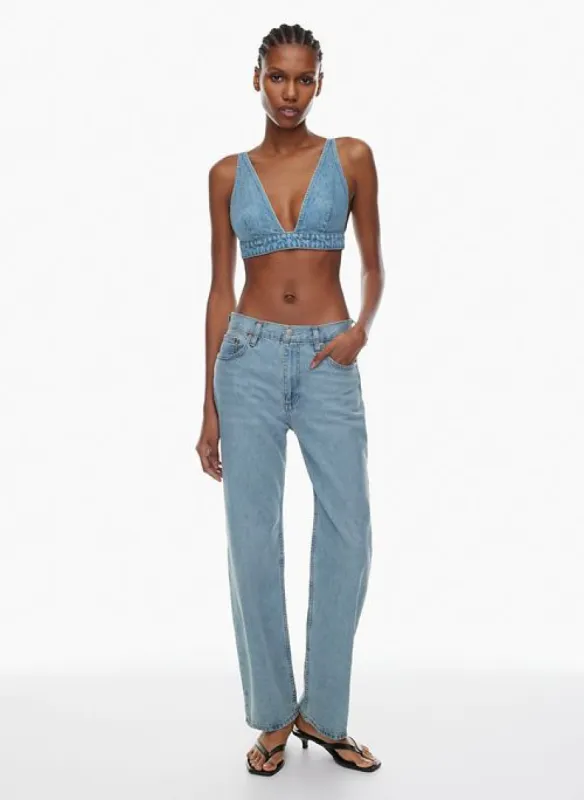the 90s denim bra sold by Aritzia