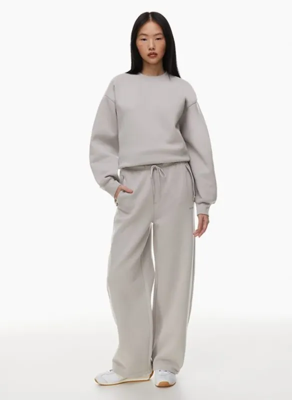 cozy fleece mega parachute sweatpant sold by Aritzia