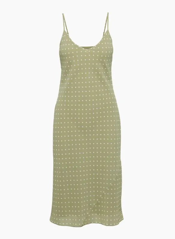 only slip midi dress sold by Aritzia