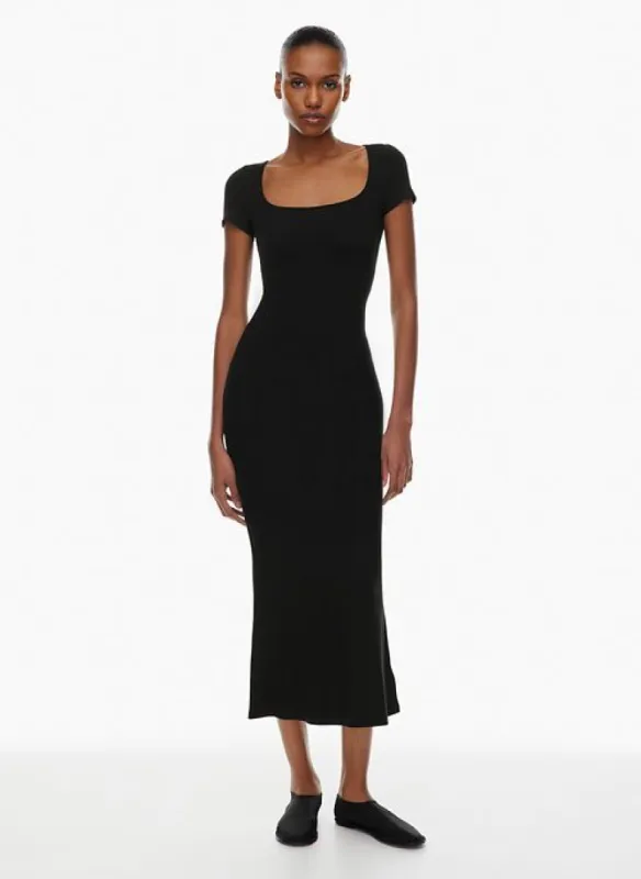 luxe lounge temptation shortsleeve dress sold by Aritzia