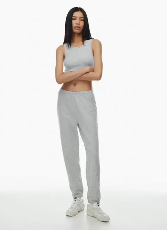 airy terry perfect hi-rise sweatpant sold by Aritzia