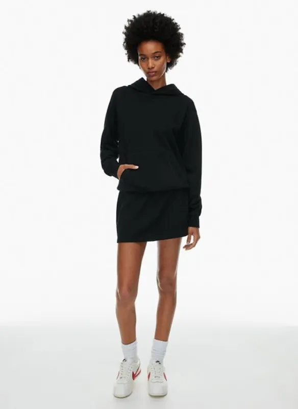 airy terry perfect banded micro skirt sold by Aritzia