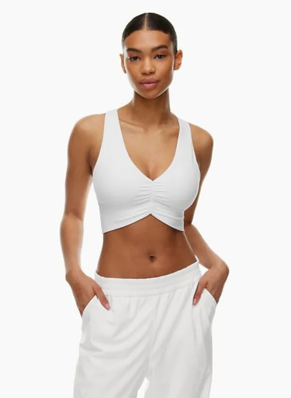 butter volley sports bra sold by Aritzia