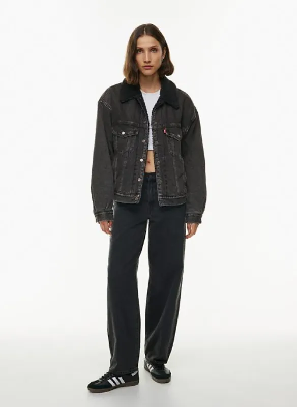 90s sherpa trucker jacket sold by Aritzia