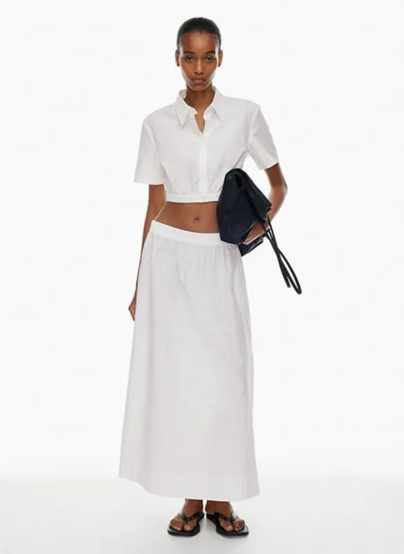 driven poplin shirt sold by Aritzia