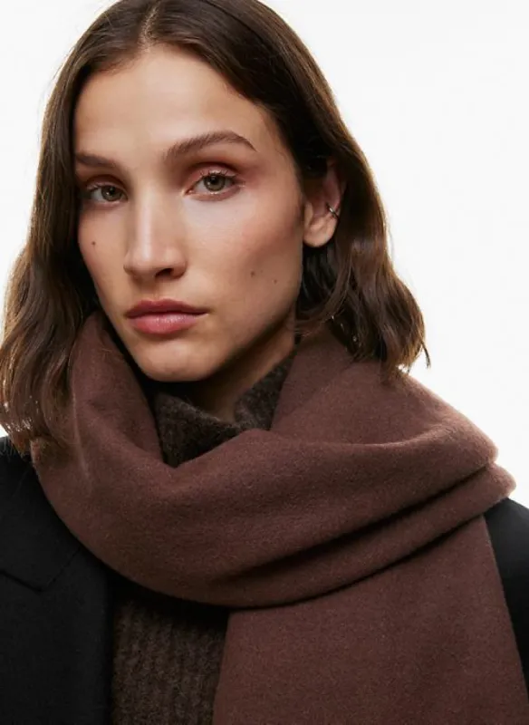 wool blanket scarf sold by Aritzia