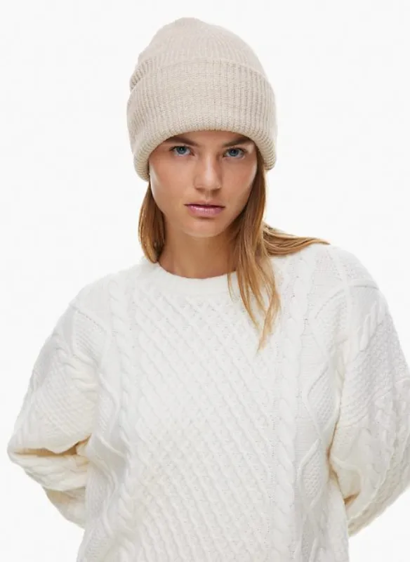 rib short cuffed beanie sold by Aritzia