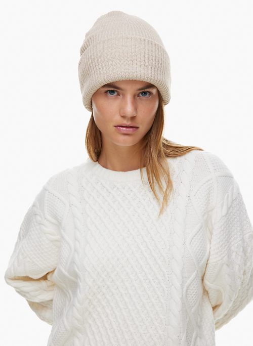 rib short cuffed beanie sold by Aritzia